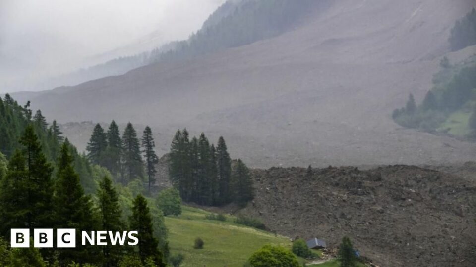 Swiss glacier collapse destroys parts of village