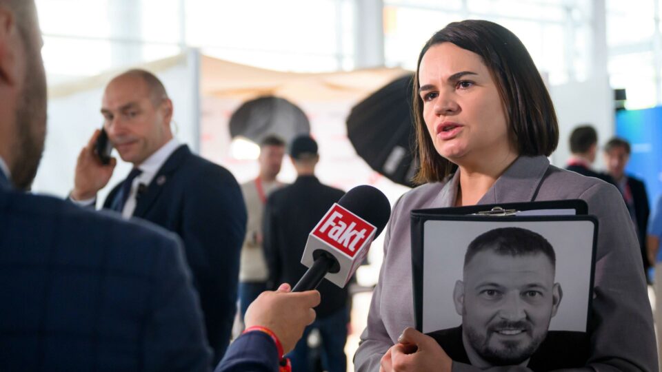 ‘My husband is free!’ Belarus opposition leader freed after nearly five years in jail
