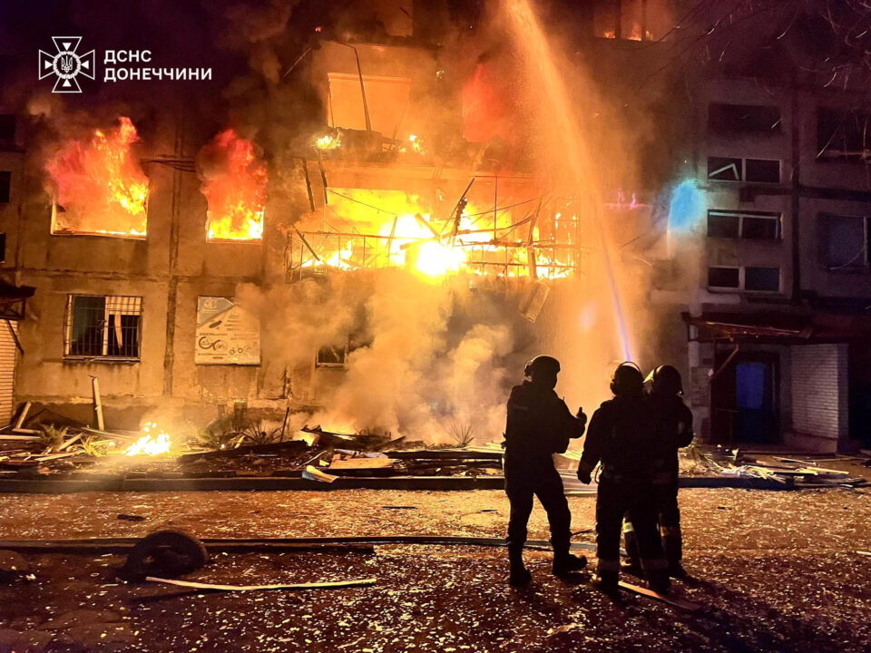 Russian strikes on Kyiv kill at least 14 with attacks reported across Ukraine