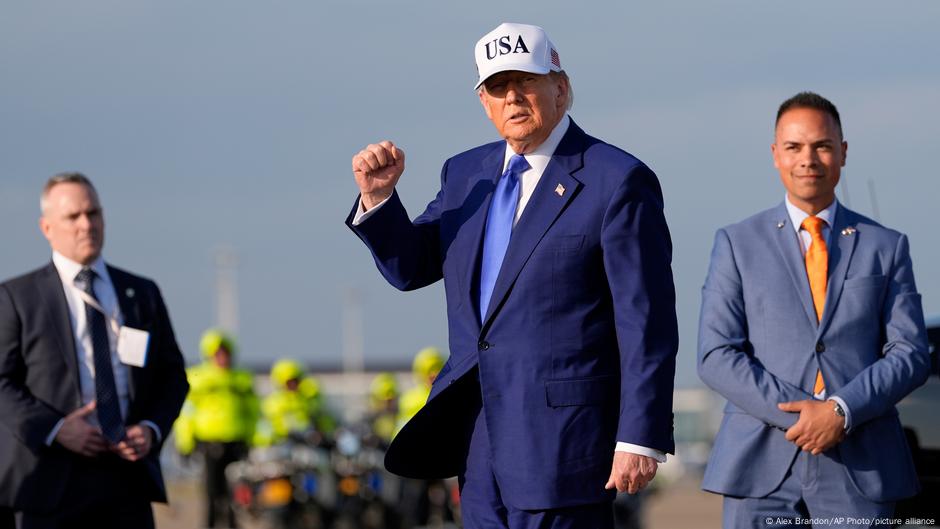 Trump confirms commitment to article 5 at Nato summit and praises 5% defence spending pledges as ‘big news’ – Europe live
